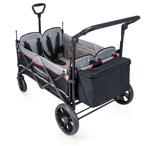 We recommend purchasing some of the add-on accessories, though it's a little annoying that they are all sold separately, including the. . Four seater wagon